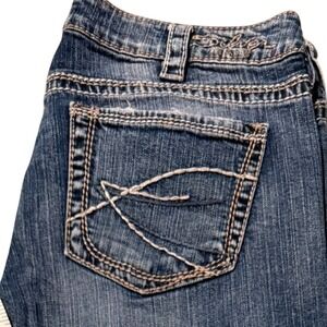 SILVER EDEN BOOTCUT JEANS WOMEN's Sz 28x 28.5 Rise | Dark | Worn In | Soft